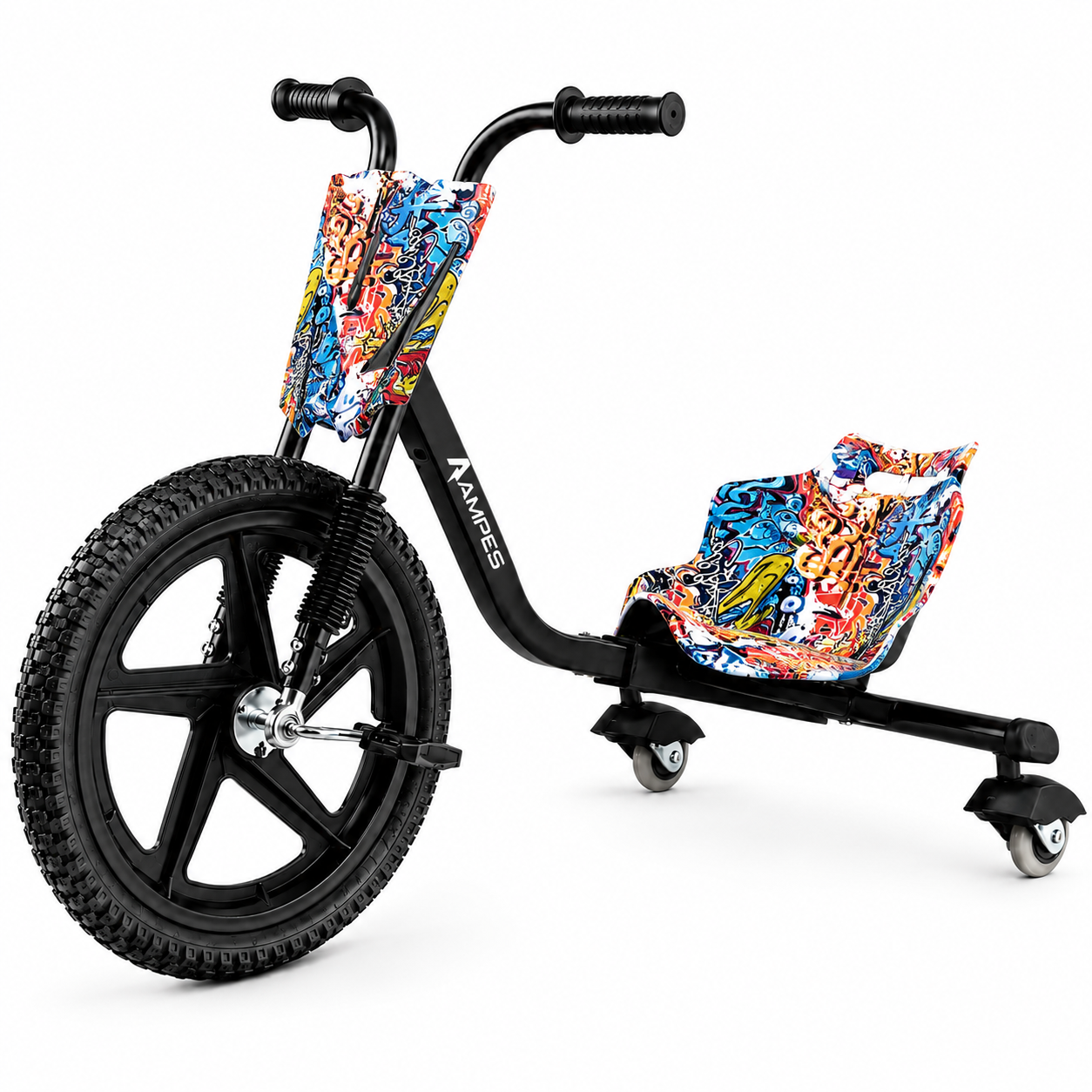 Ampes Drift Trike Graffiti - elektrisch, tot 25 km/u, voor kind en volwassene