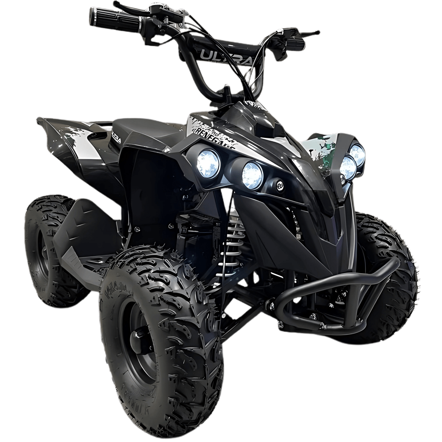 Ampes Elektrische Kinderquad Zwart - 1000W, voor kinderen