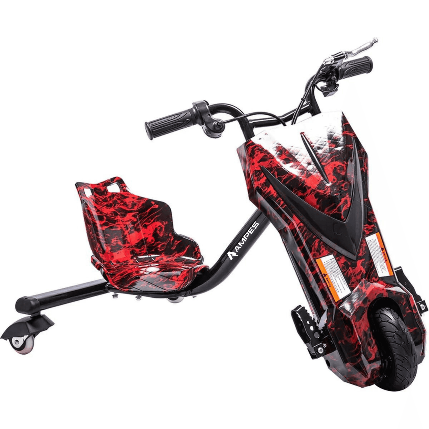 Ampes Drift Trike Flame - elektrisch, tot 25 km/u, voor kind en volwassene