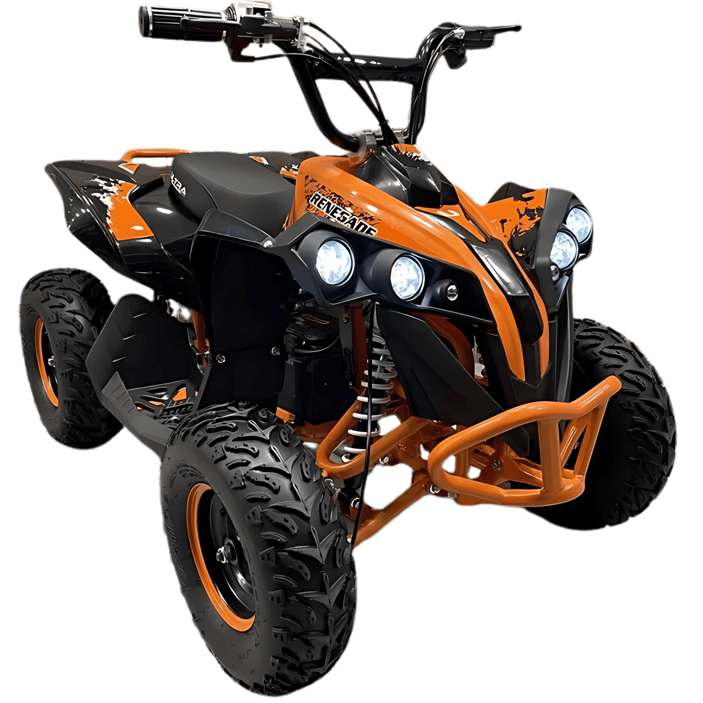 Ampes Elektrische Kinderquad Oranje - 1000W, voor kinderen