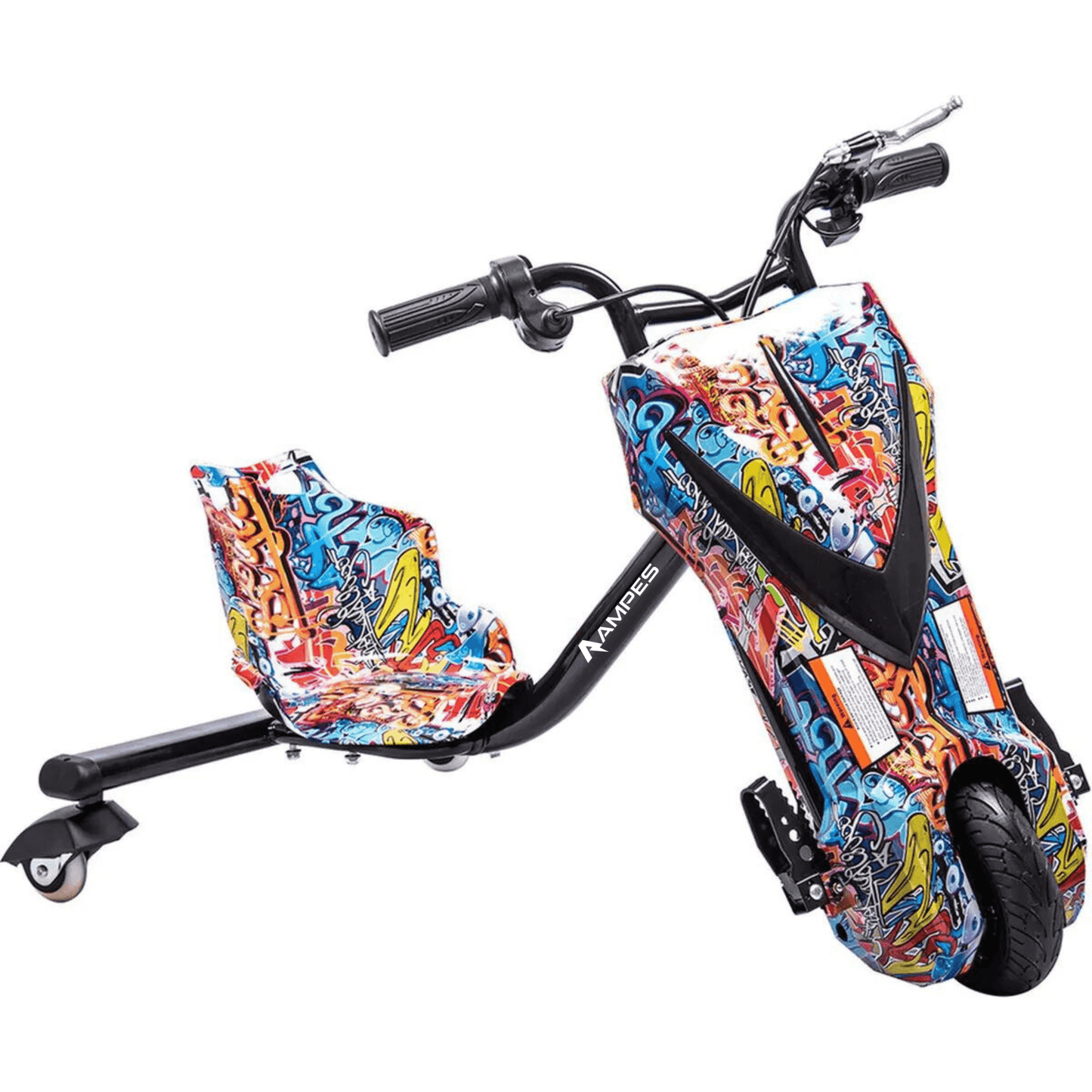 Ampes Drift Trike Graffiti - elektrisch, tot 25 km/u, voor kind en volwassene