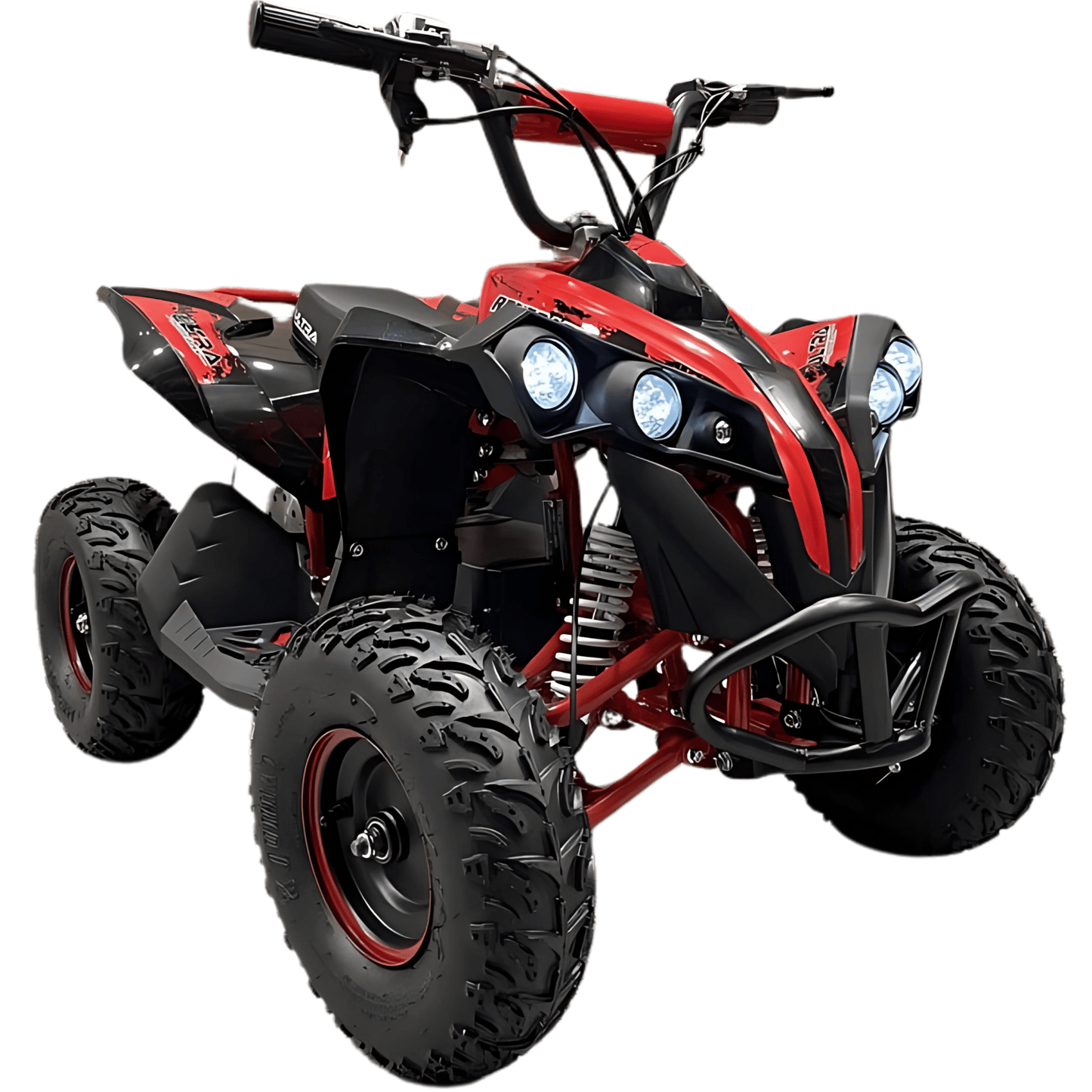 Ampes Elektrische Kinderquad Rood - 1000W, voor kinderen