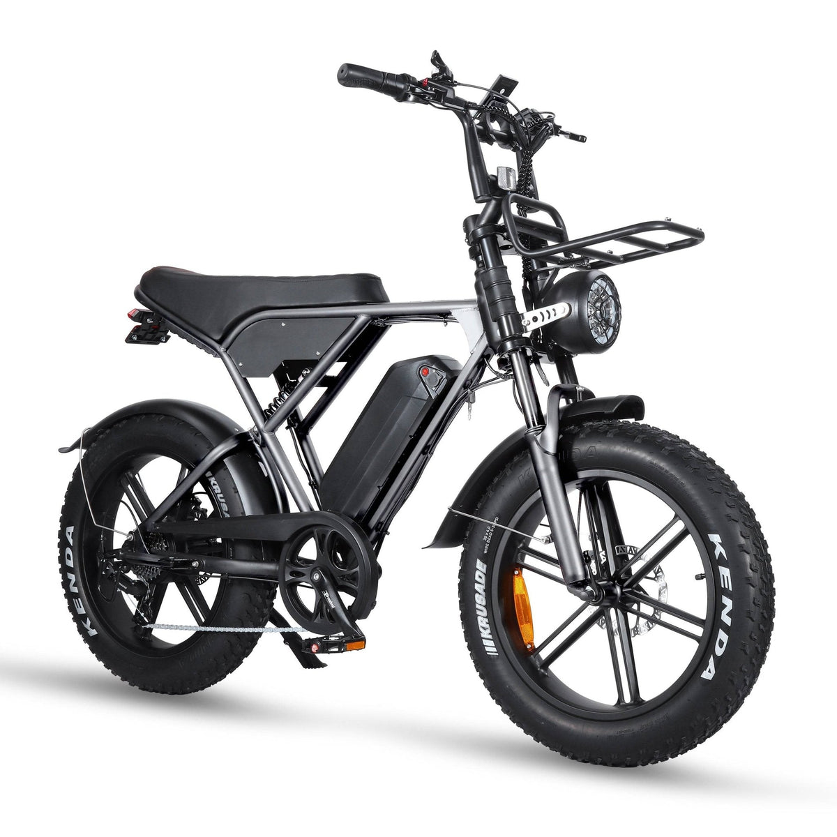 Fatbike in de winter veilig rijden en accu-tips - Ampes OUXI H9