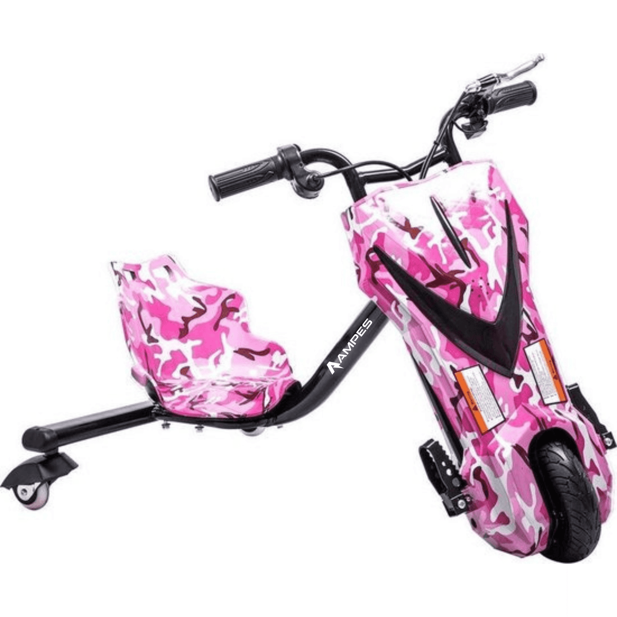 Wat is een elektrische drift trike - Ampes Camo Roze