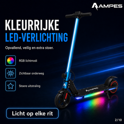 Elektrische Kinderstep - Blauw