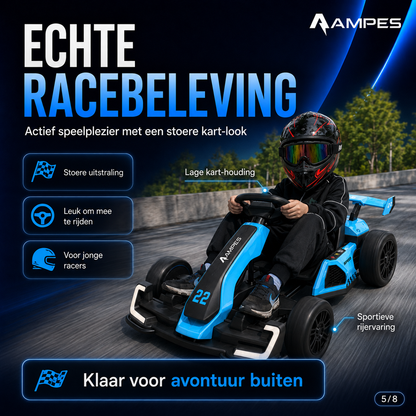 Ampes Elektrische Go Karts - Blauw