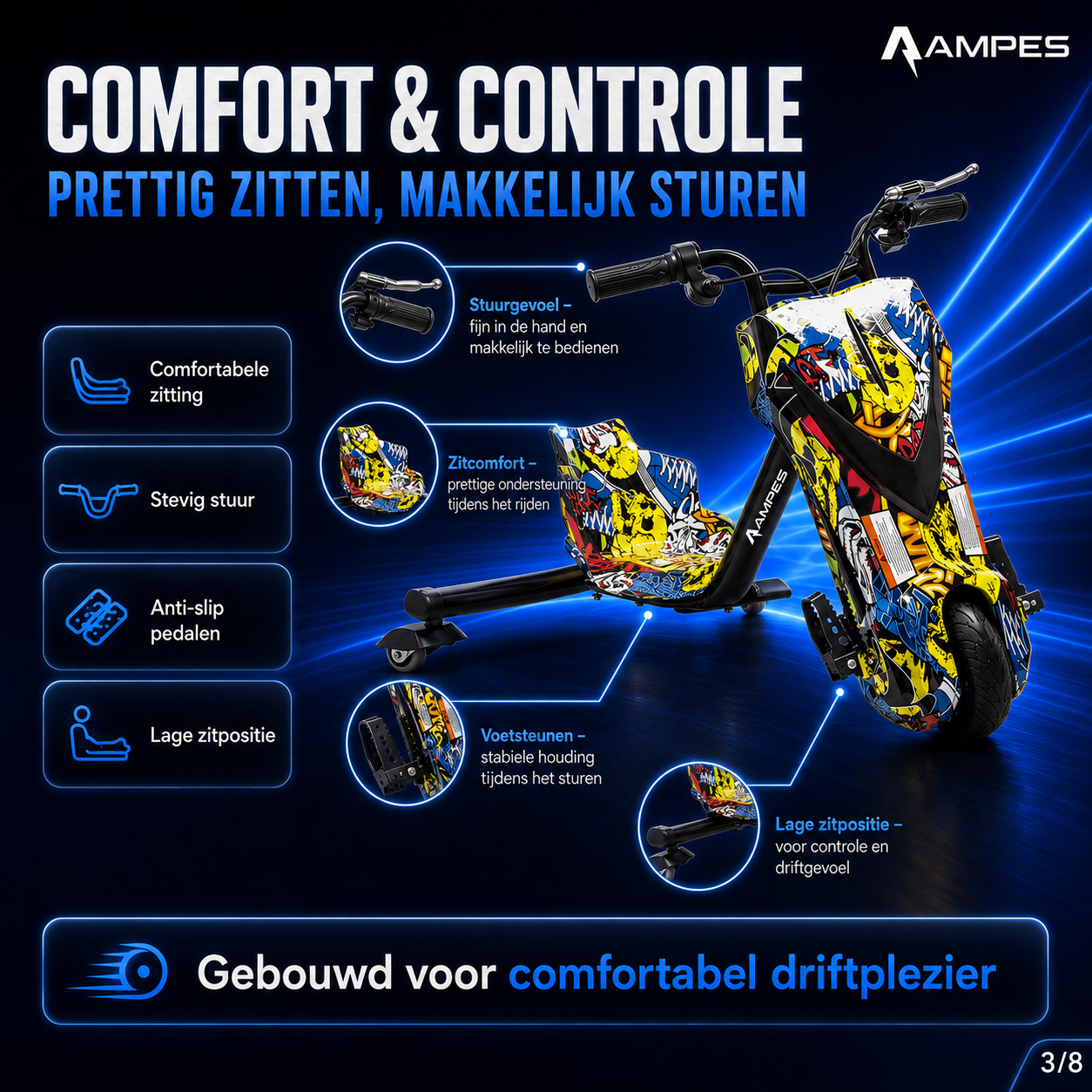 Ampes Drift Trike - Hiphop