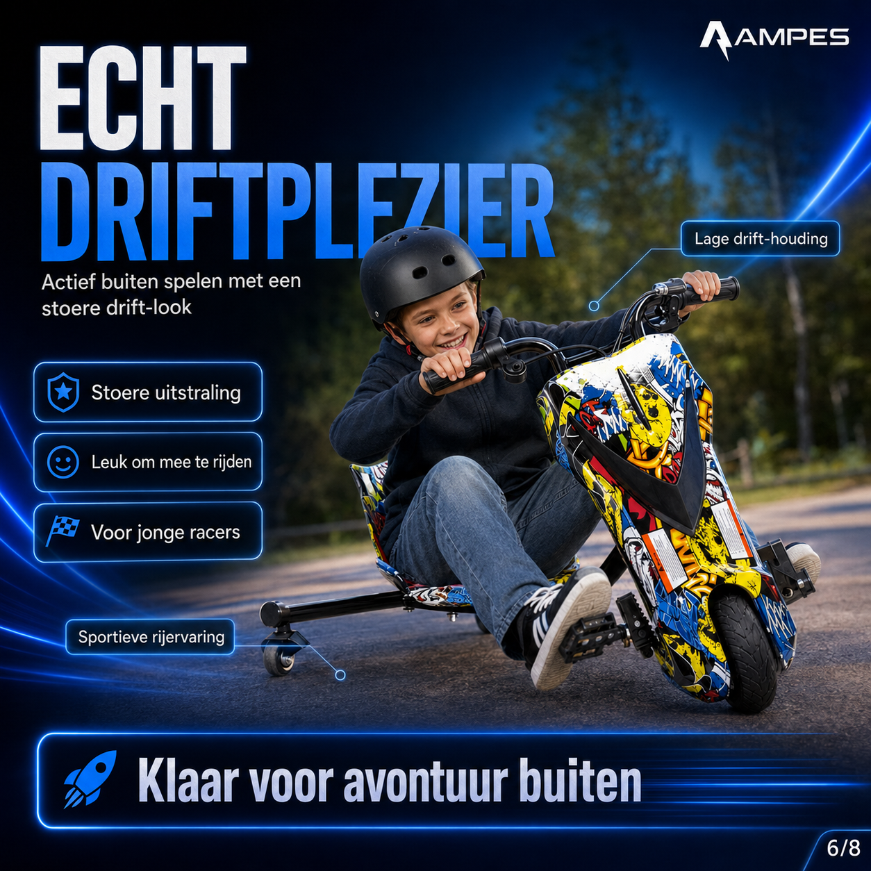 Ampes Drift Trike - Hiphop