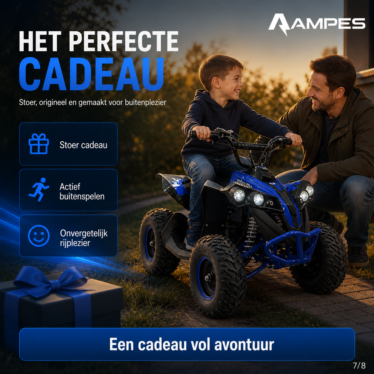 Elektrische Kinderquad - Paars