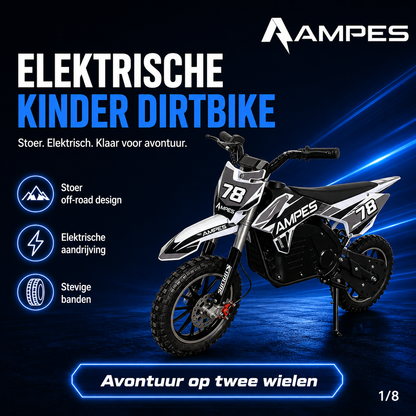 Elektrische Kindermotor - Wit