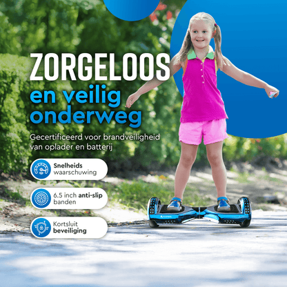 Ampes Hoverboard - Chroom Blauw | Afbeelding 6