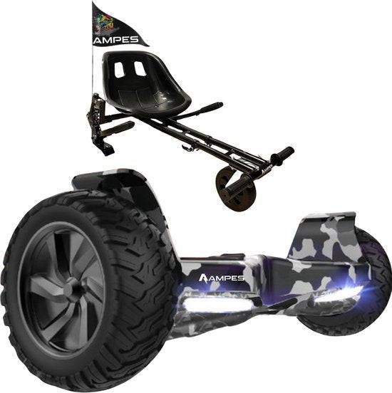 Ampes Off Road Hoverboard - Camouflage + Hoverkart Vering